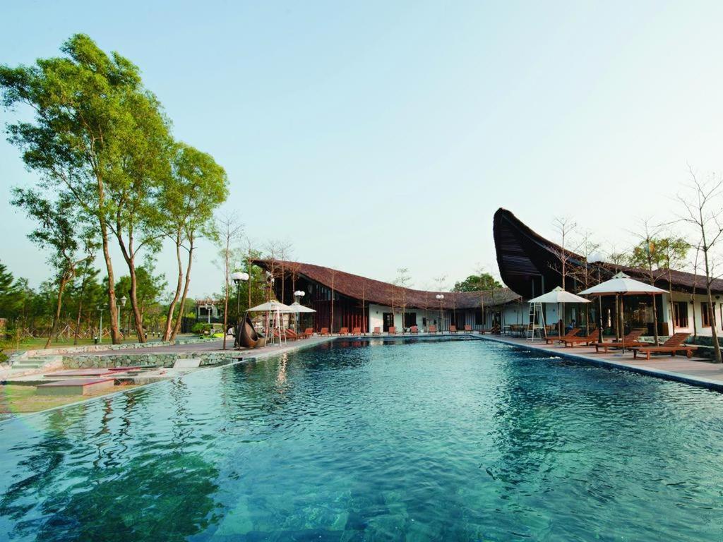 Flamingos Villa Happy Bt Ngoc Quang Exteriör bild
